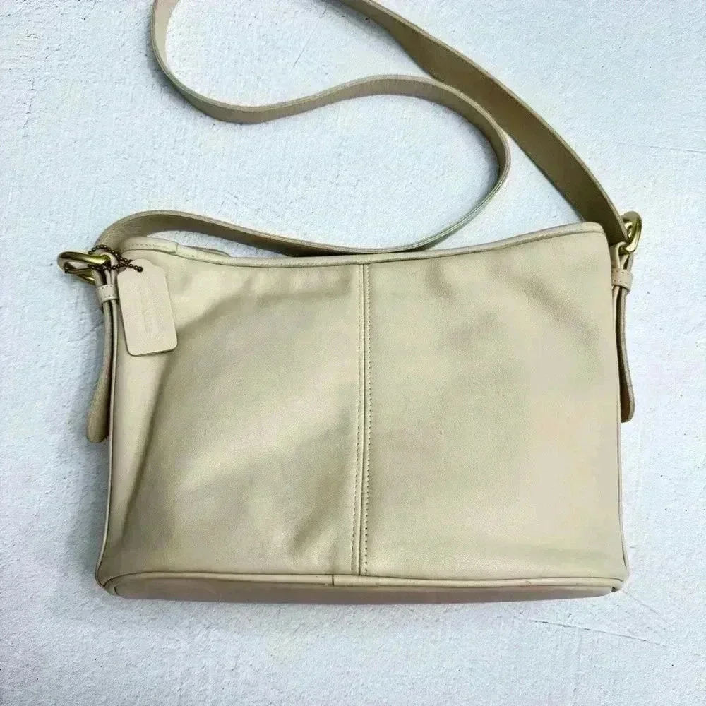 COACH 4143 Worth Crossbody Bag Vintage Bone Leather With Hangtag